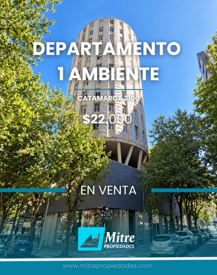 DEPARTAMENTO 1 AMBIENTE EN EMBLEMATICO EDIFICIO
